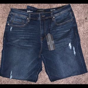 Liverpool Relaxed Straight Denim Blue Jeans